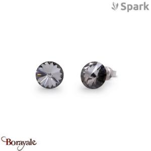 Boucles d'oreilles SPARK With EUROPEAN CRYSTALS : Sweet Candy 8mm - Nuit d'arge