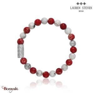 Bracelet Prosperite Lauren Steven Howlite  08 mm Taille L