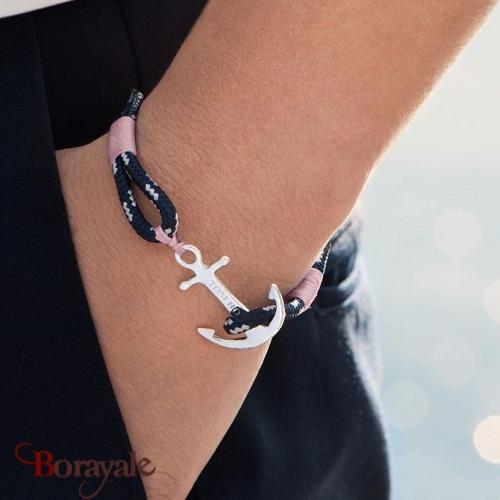 Bracelet ancre de marine tom hope coral pink s