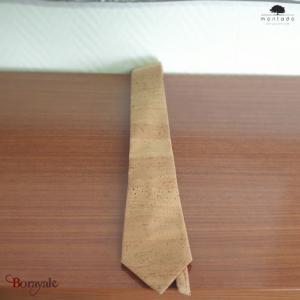 Cravate en liège made in Portugal Montado Naturel