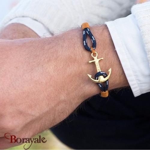 Bracelet ancre de marine tom hope 24k one s