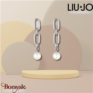 Boucles d'oreilles Liu Jo femme, Collection : Pearls Argenté LJ1733
