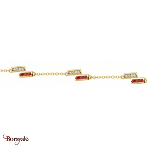 Bracelet, Gemstar Brand Femme, collection plaqué Or