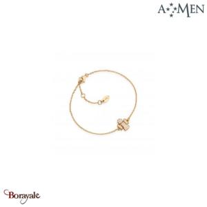 Bracelet Collection : Petit ange, Argent Rose Amen Bijoux BRARB