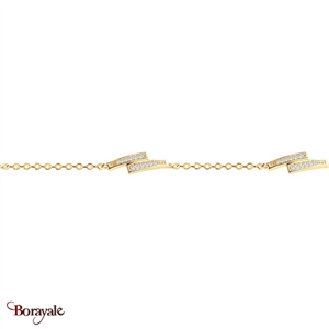 Bracelet, Gemstar Brand Femme, collection plaqué Or
