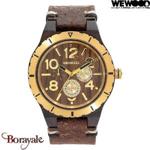 Montre en bois WEWOOD KARDO Choco gold 70364-519