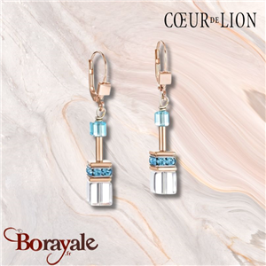 Nuance: 1500, Boucles d'oreilles Géo cubes par Cœur de Lion