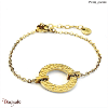 Bracelet Pierre Lannier Caprice acier doré sans nickel BJ01A1201
