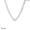 Collier Pierre Lannier Séduction acier argenté sans nickel BJ02A4101