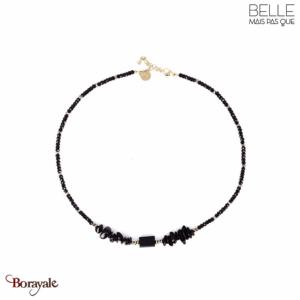 Collier Belle mais pas que, Collection: Kelly Spinelle noire et hématite KELL-C1