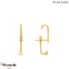 Boucles d'oreilles Ania Haie Ear We Go plaqué or 14 carats sur argent E023-11G