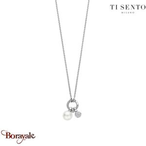 Collier TI Sento Perles femme 34113PW/42