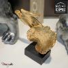 Buste sur socle: Visage Main/Pied doré 23 cm Home Edelweiss collection : Avery