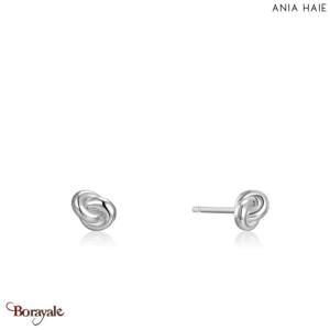 Forget Me Knot, Boucles d'oreilles Argent plaqué rhodium  ANIA-HAIE E029-01H