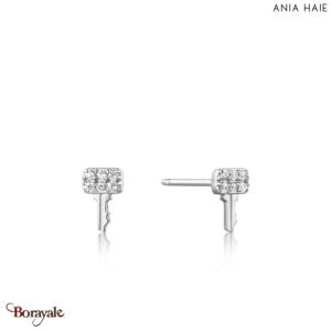 Under Lock & Key, Boucles d'oreilles Argent plaqué rhodium  ANIA-HAIE E032-05H