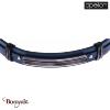 Bracelet Acier et cuir bleu italien, Collection: homme APOLLON