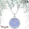Collier Yola Nature Calcédoine Acier poli IK-401