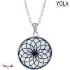 Collier Yola Nature Nacre Acier poli IP-416