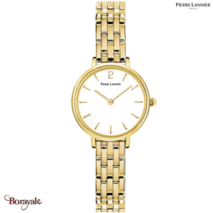 Montre PIERRE LANNIER Collection NOVA doré métal  Femme
