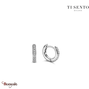 Boucles d'oreilles TI Sento Minimaliste femme 7811ZI