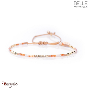 Bracelet -Belle mais pas que- collection Peach Nougat B-1363-NOUGA