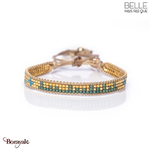 Bracelet -Belle mais pas que- collection Golden Pistachio B-1887-PISTA