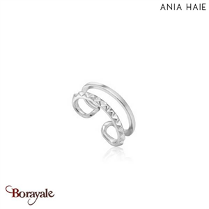 Spike it Up, Bague oreilles Argent plaqué rhodium ANIA-HAIE E025-09H