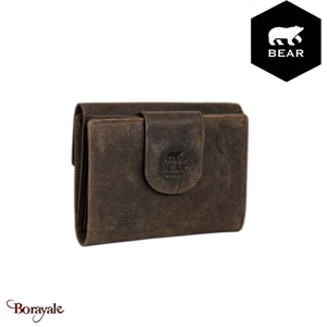 Tout en 1 Bear Design en Cuir de vachette brut