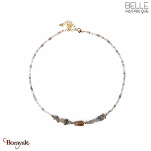 Collier Belle mais pas que, Collection: Kelly Labradorite et hématite KELL-C5