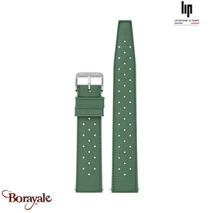 Bracelet de montre Lip Tropic vert 20 mm 675455