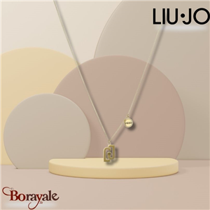 Collier Liu Jo Identity doré LJ1983
