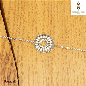 Bracelet en acier Merveilles du monde