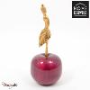 Cerise 25 cm Home Edelweiss collection : Gaia Rouge nacré et or