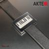 Montre AKTEO Art - Musique Piano clavier 38 x 27 mm argent  rectangle AMu47