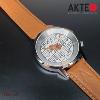 Montre AKTEO Art - Musique Violon Stradivarius 38 mm argent ronde AMu13