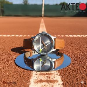 Montre AKTEO Sport Tennis 38 mm argent ronde SIn27