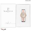 Montre PIERRE LANNIER Collection MIRAGE argenté - doré rose cuir Femme