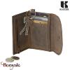 Porte monnaie - cartes - clés Kaszer collection Oregon en cuir de vachette brut