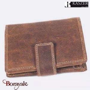 Portefeuille KASZER collection Oregon Marron naturel 580304-MC6