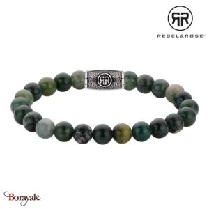 Bracelet Rebel & Rose Le Jardin Secret Vintage - 8mm L, Homme RR-80098-V-L