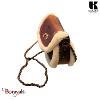 Sac bandoulière KASZER collection Wyoming Fourrure S Marron naturel clair 20401-