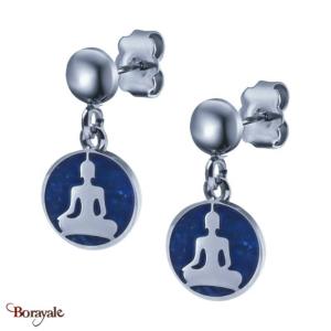 Boucles d'oreilles Lapis Lazuli, Collection: Bouddha YOLA