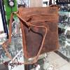 Sac bandoulière KASZER collection Wyoming brun naturel moyen 20617-C6