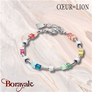 Nuance: 1527, Bracelet Géo cubes par Cœur de Lion