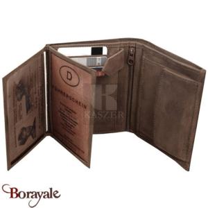 Portefeuille KASZER collection Oregon Marron naturel 513104-MC6