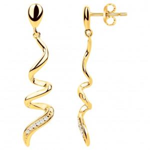 Boucles d'oreilles, Gemstar Brand Femme, collection Borayale plaqué Or