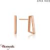 Boucles d'oreilles Ania Haie All Ears argent 925° plaqué or rose14 carats E008-1