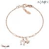 Bracelet Collection : Porte Bonheur, Argent Rose Amen Bijoux BRMPFCRB