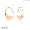 Boucles d'oreilles Ania Haie Géométrie argent 925° plaqué or rose14 carats E005-