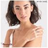 Coins, Bague Argent plaqué rhodium  ANIA-HAIE R009-01H